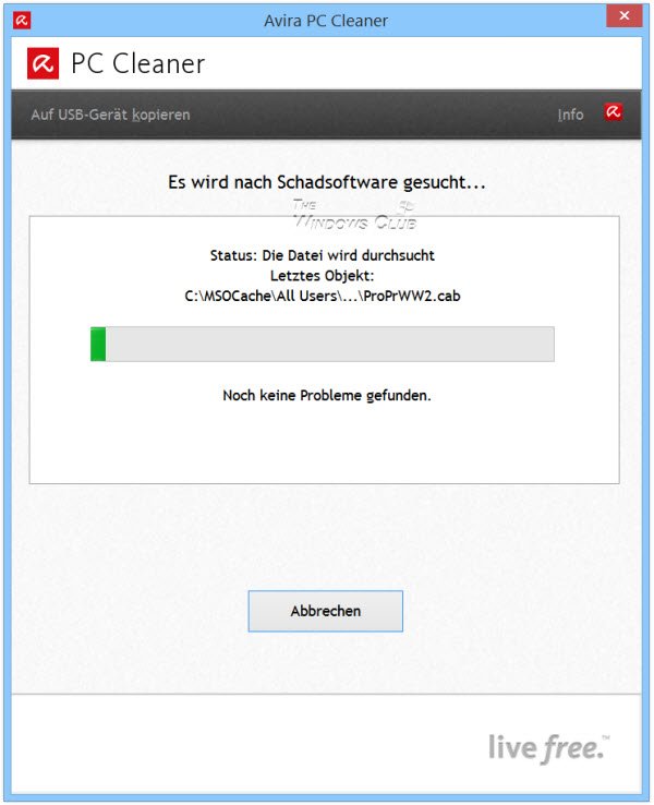 Avira PC Cleaner: Windows 11/10 用の無料のセカンドオピニオンウイルス対策スキャナー