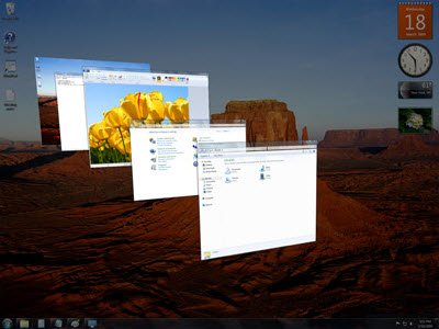 Windows 7 でフリップ 3D 機能を有効または無効にする方法