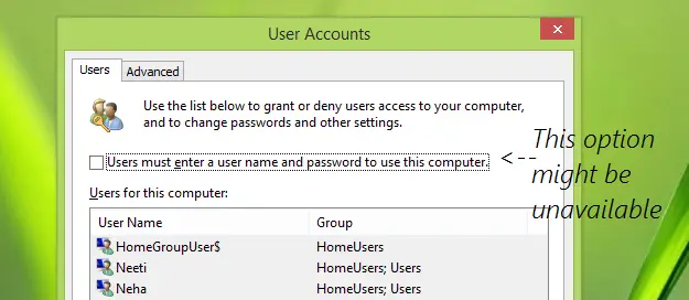 Windows 自動ログインが機能しない [修正]