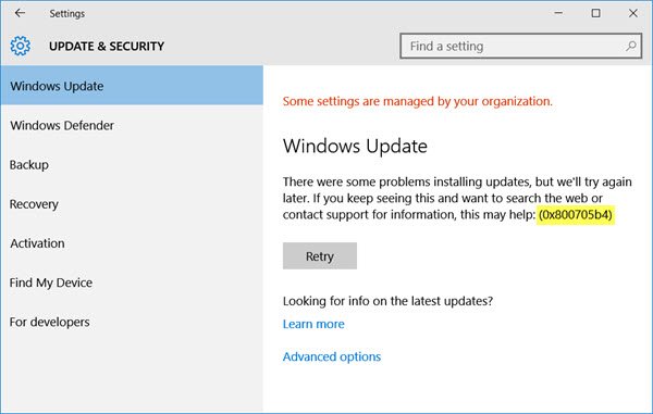 0x800705b4、0x8024402f、0x8024002e Windows Update エラーを修正する