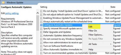 Windows Server Update Services (WSUS) の問題のトラブルシューティング