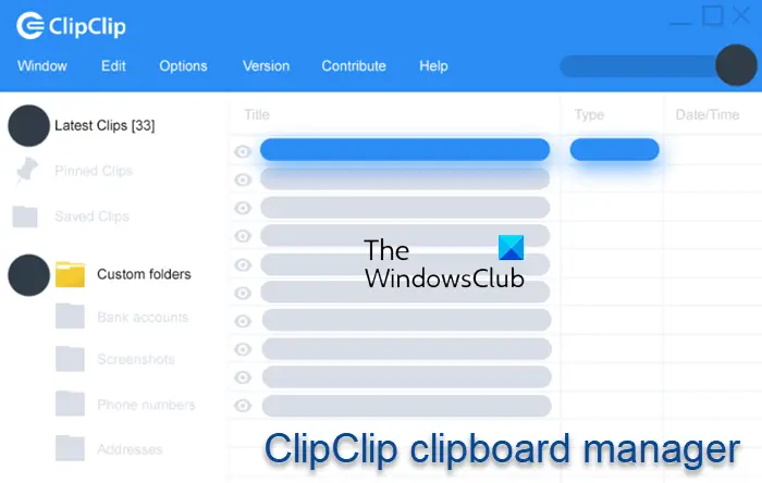 ClipClip クリップボード マネージャーは Windows PC 上のテキストも翻訳します