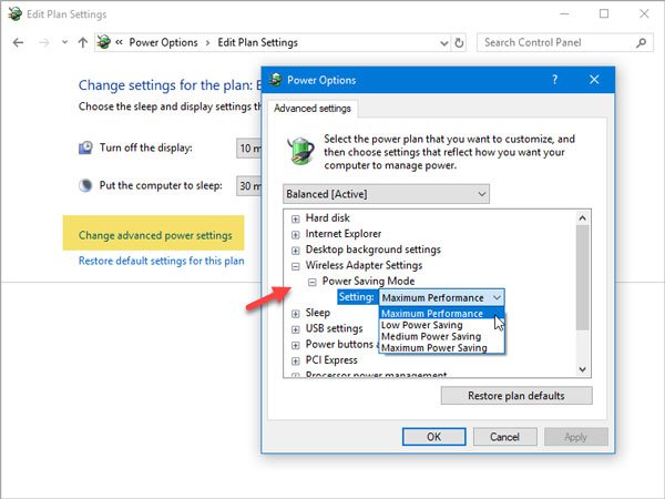 デフォルトゲートウェイはWindows 11/10では利用できません