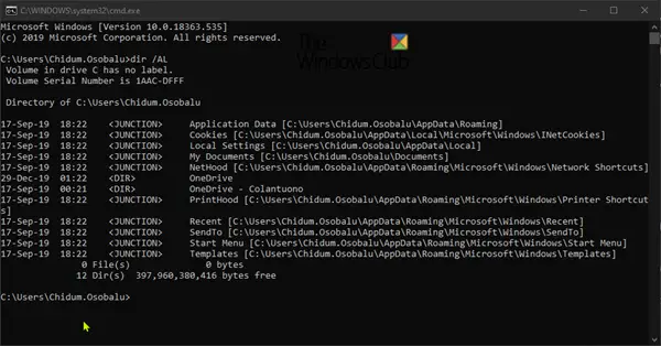 en-US 以外の Windows インストール メディアにジャンクション ポイントがありません