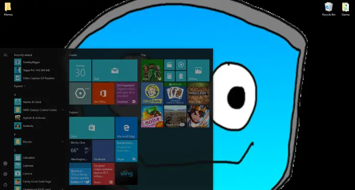 Windows 11/10 の [スタート] メニューがグレー表示されて応答しなくなる