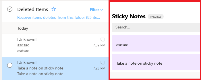Windows 11/10で誤って削除した付箋を復元する方法