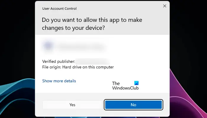 Windows 11/10 で UAC が失効した証明書を持つ実行可能アプリをブロックする