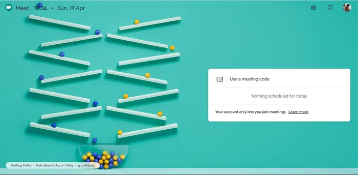 Google Meet を使用して会議に参加したり、誰かとチャットしたりする方法