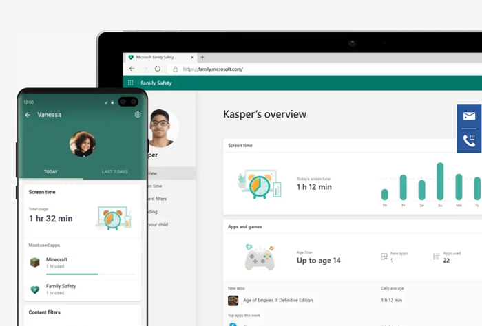 携帯電話で Microsoft Family Safety アプリを使用する方法
