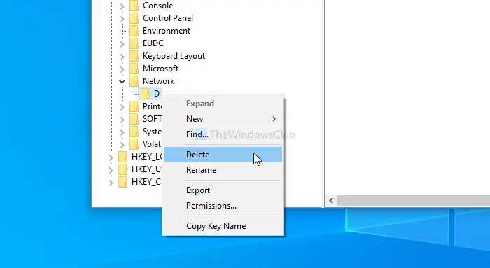 Windows 11/10でネットワークドライブをマッピングできない