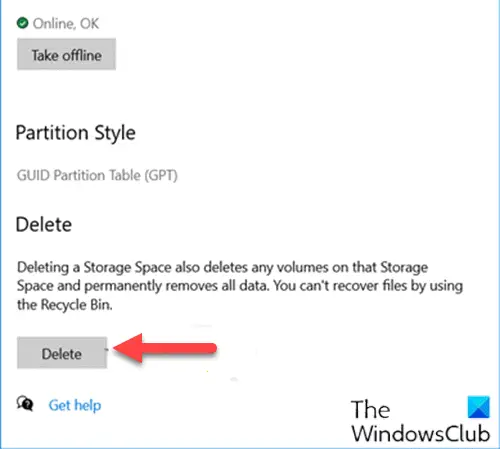 Windows 11で記憶域プールから記憶域スペースを削除する方法