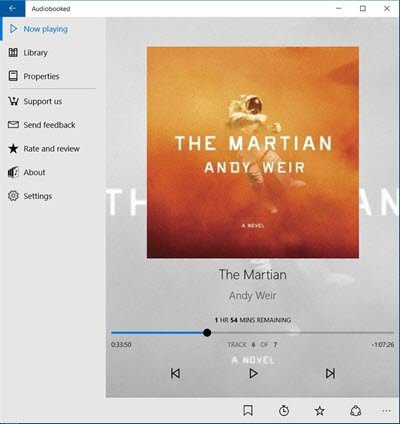 Windows 11/10用の最高の無料オーディオブックプレーヤー