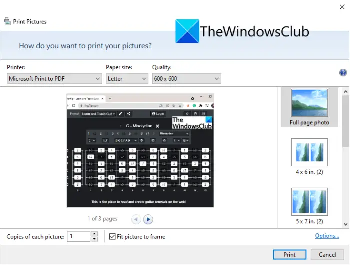Windows 11/10で複数の画像をPDFに結合する方法