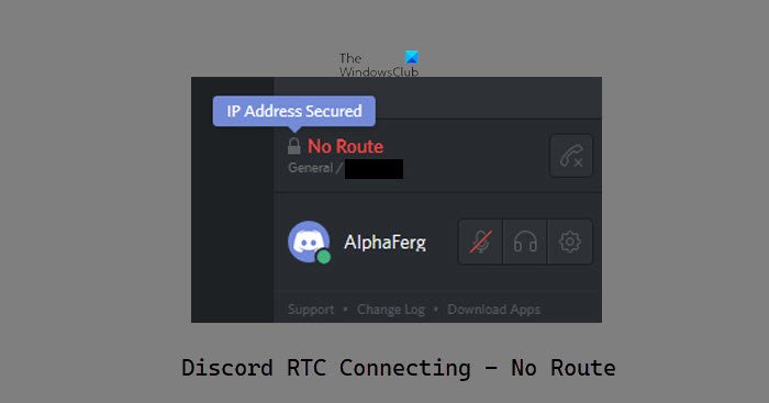 Windows 11でDiscord RTC接続ルートなしエラーを修正