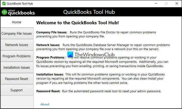 QuickBooks Tool Hub をダウンロードして使用する方法