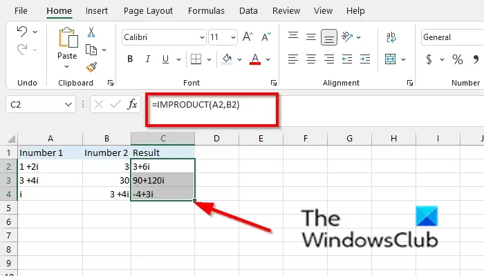 ExcelでIMPRODUCT関数を使用する方法
