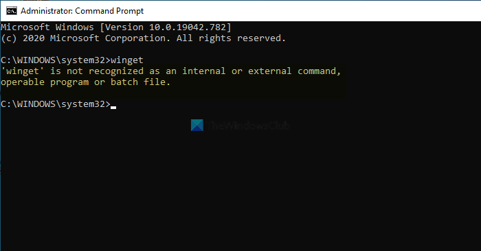 Winget が Windows 11 で認識されない