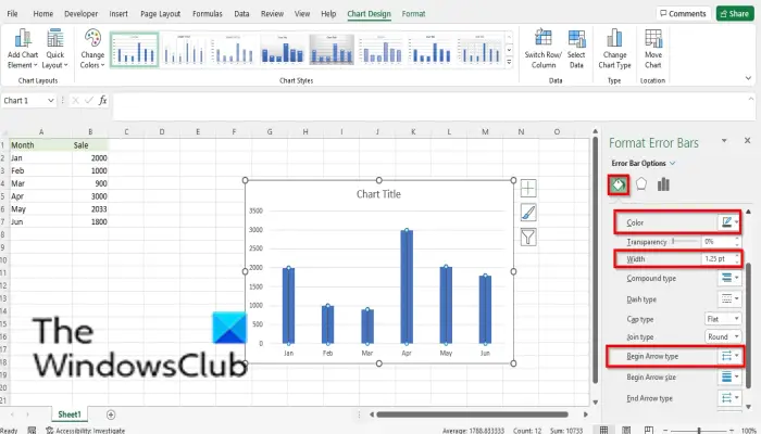 Excelでロリポップチャートを作成する方法