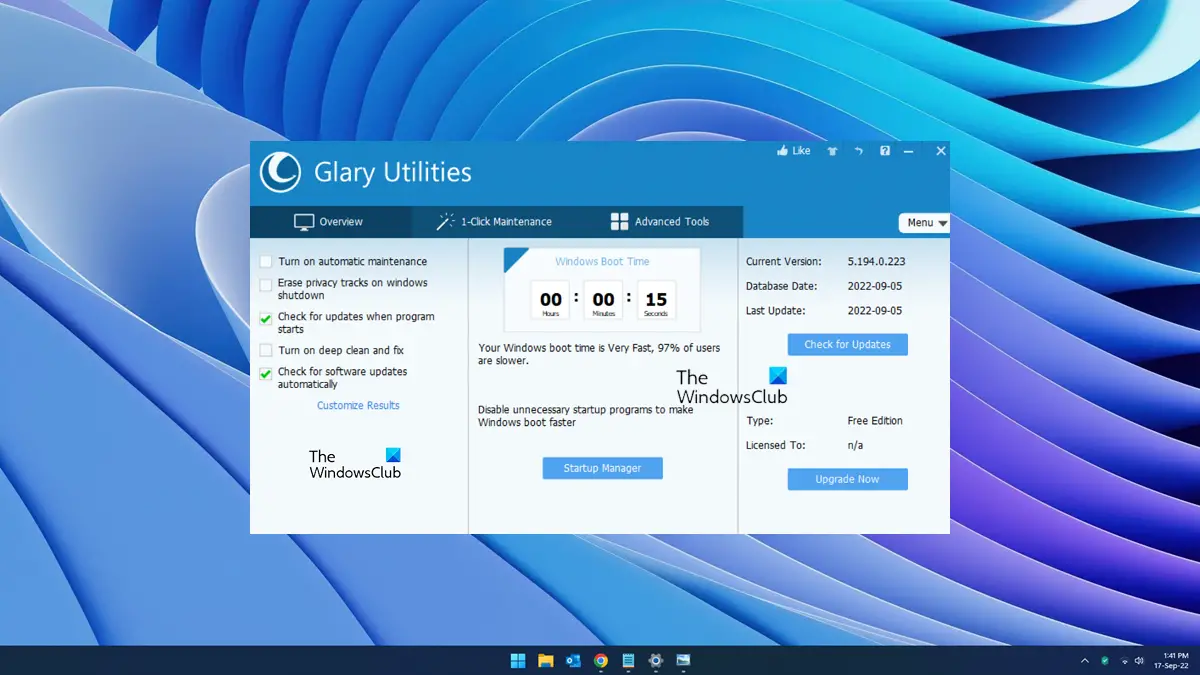 Glary Utilities 無料の Windows 最適化ソフトウェア