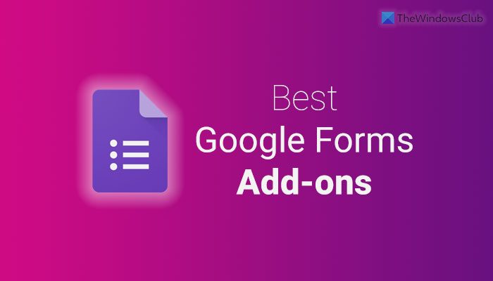 生産性向上のためのベスト Google フォーム アドオン