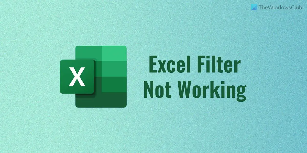 Excelフィルターが正しく動作しない[修正]
