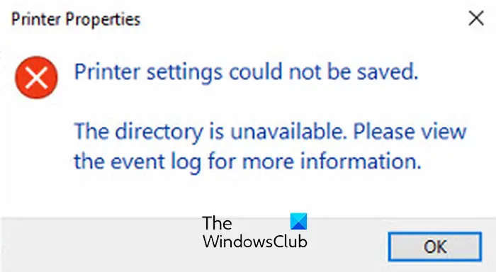 Windows PCでプリンター設定を保存できなかったエラーを修正