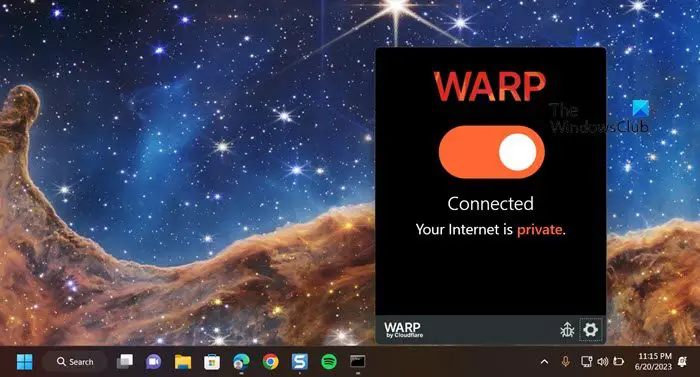 Windowsデスクトップ向けCloudflare WARPの使用方法
