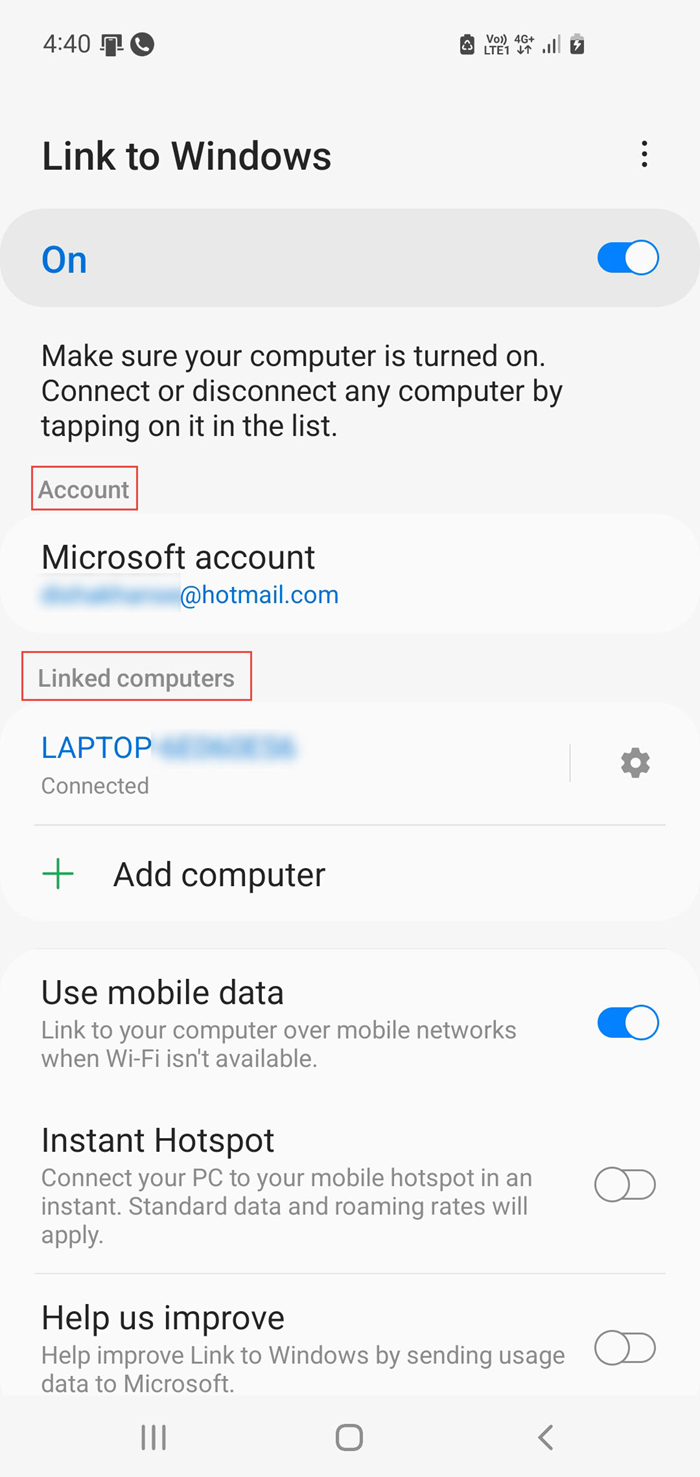 Windows PCから電話のリンクを解除する方法